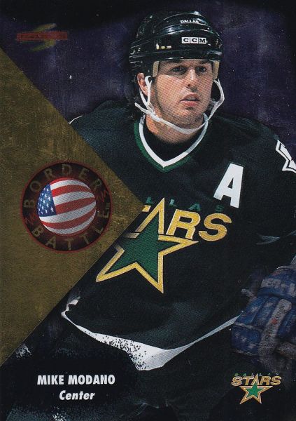 insert karta MIKE MODANO 95-96 Score Border Battle číslo 9 of 15